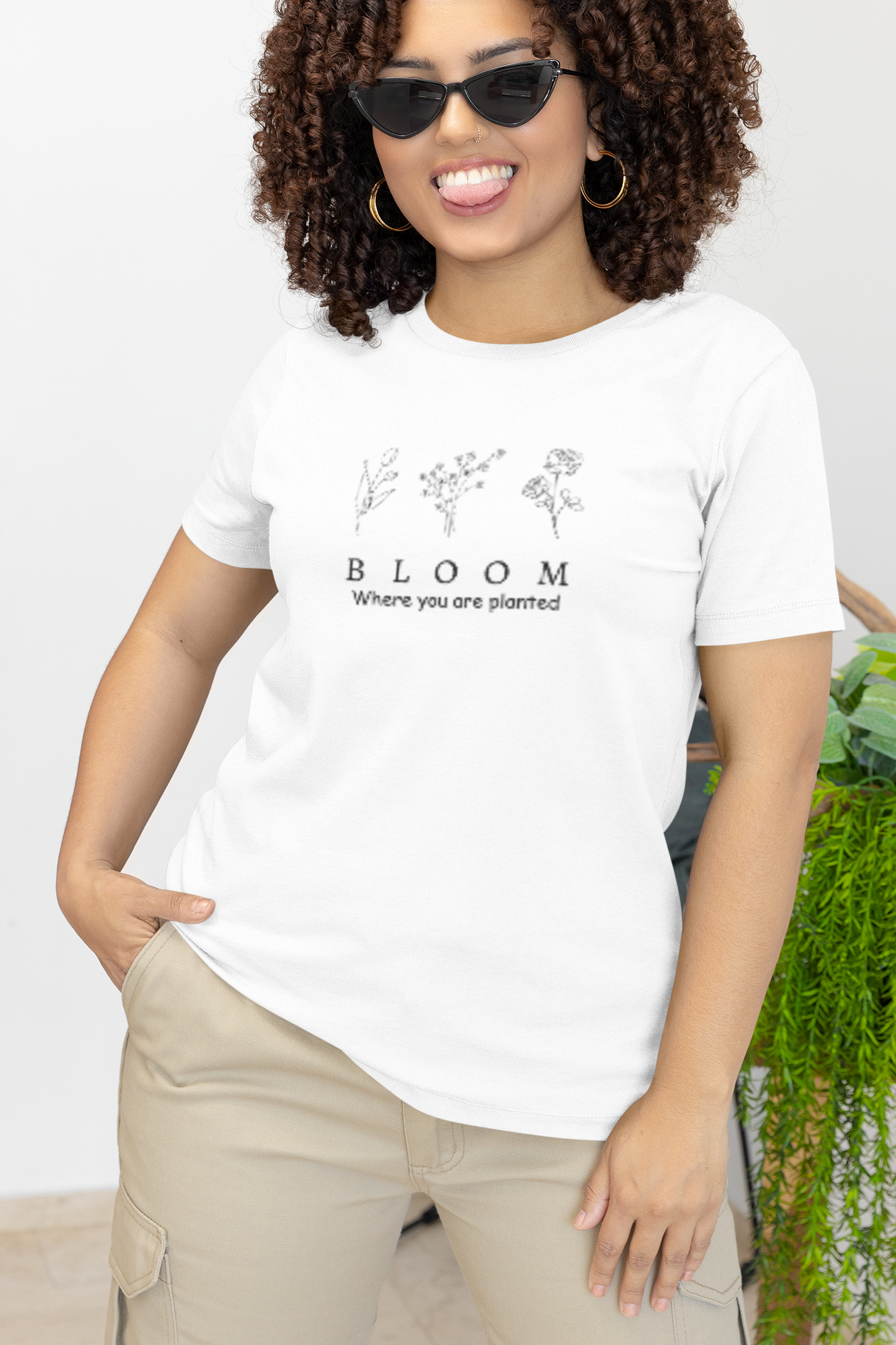 Inspired Short Sleeve- Bloom where you are planted