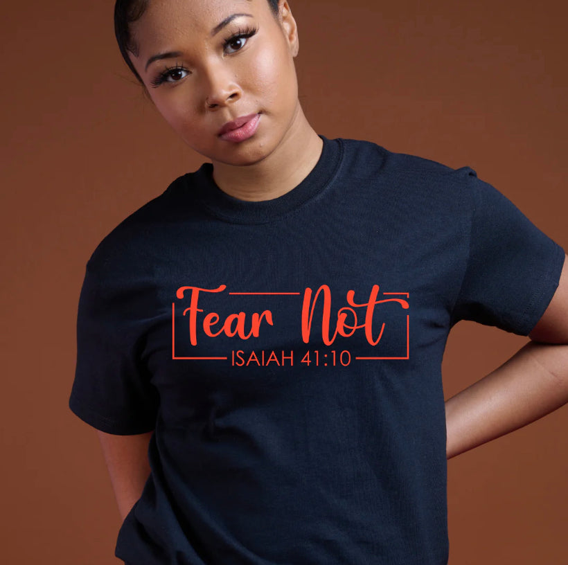 UNISEX- Inspired Short Sleeve T-Shirt - Fear Not