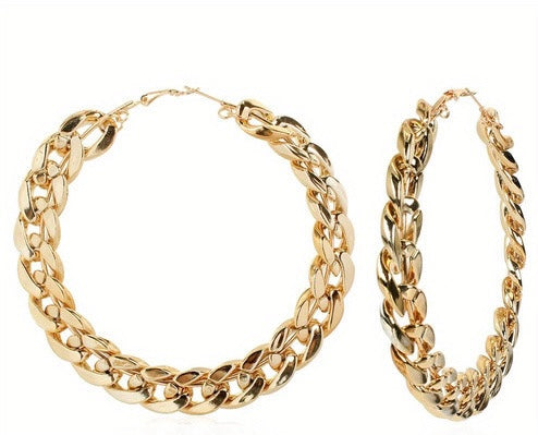Retro Sexy fashion earrings golden/Silvery 18k gold plated.