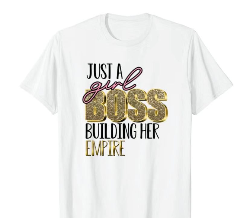 Inspired Short Sleeve- Girl Boss