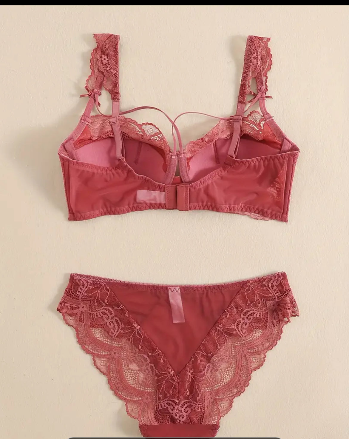 Floral Lace Bra & Panties set