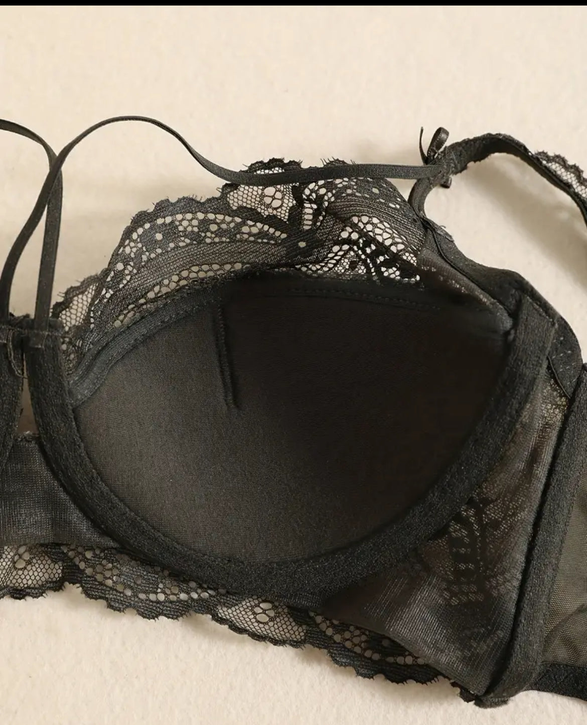 Floral Laced Bra and Panties Set