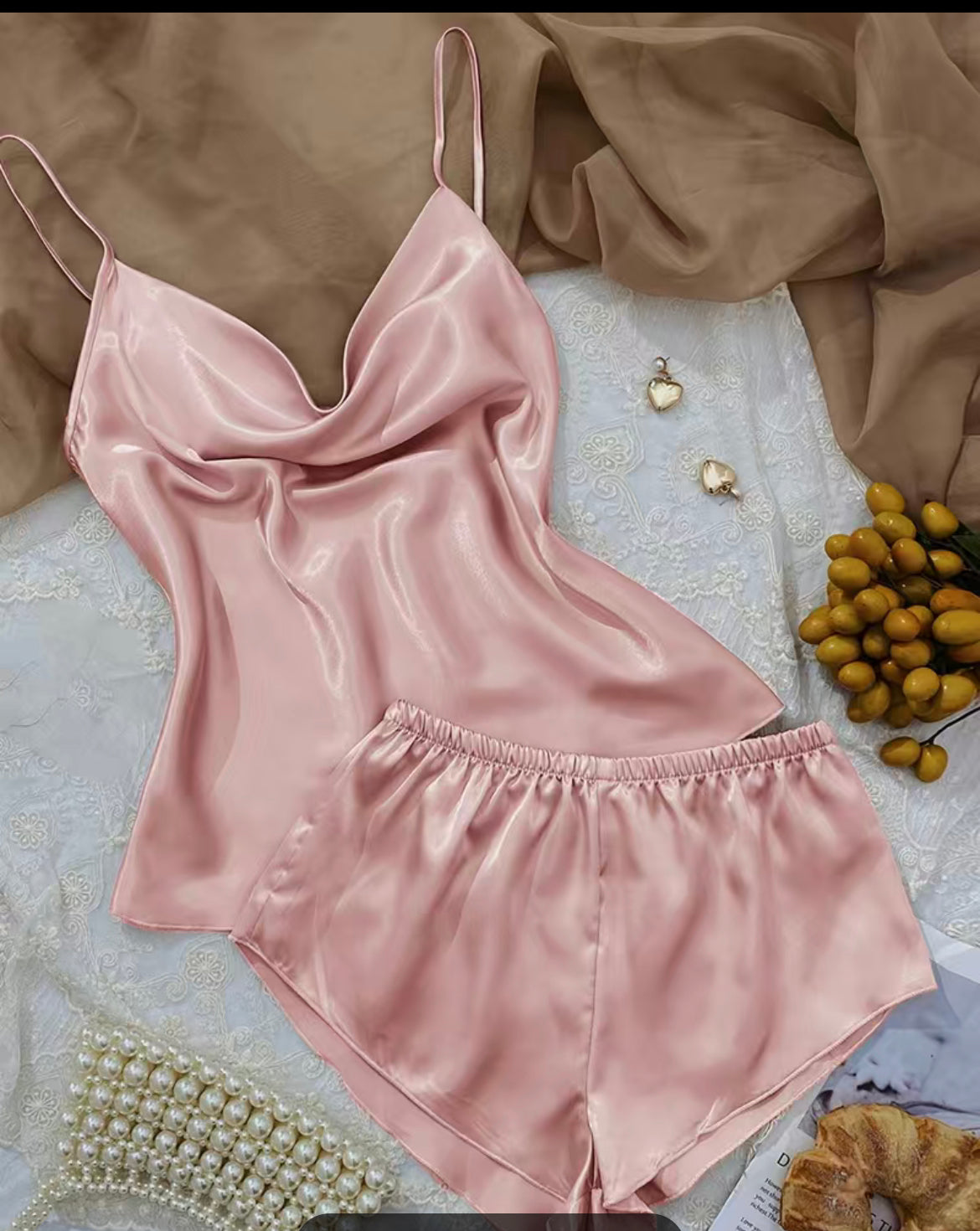 Satin Pajama Set