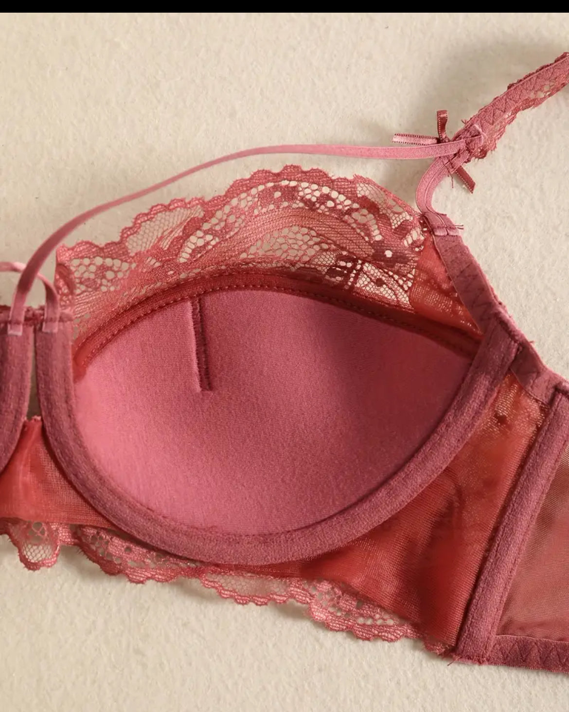 Floral Lace Bra & Panties set