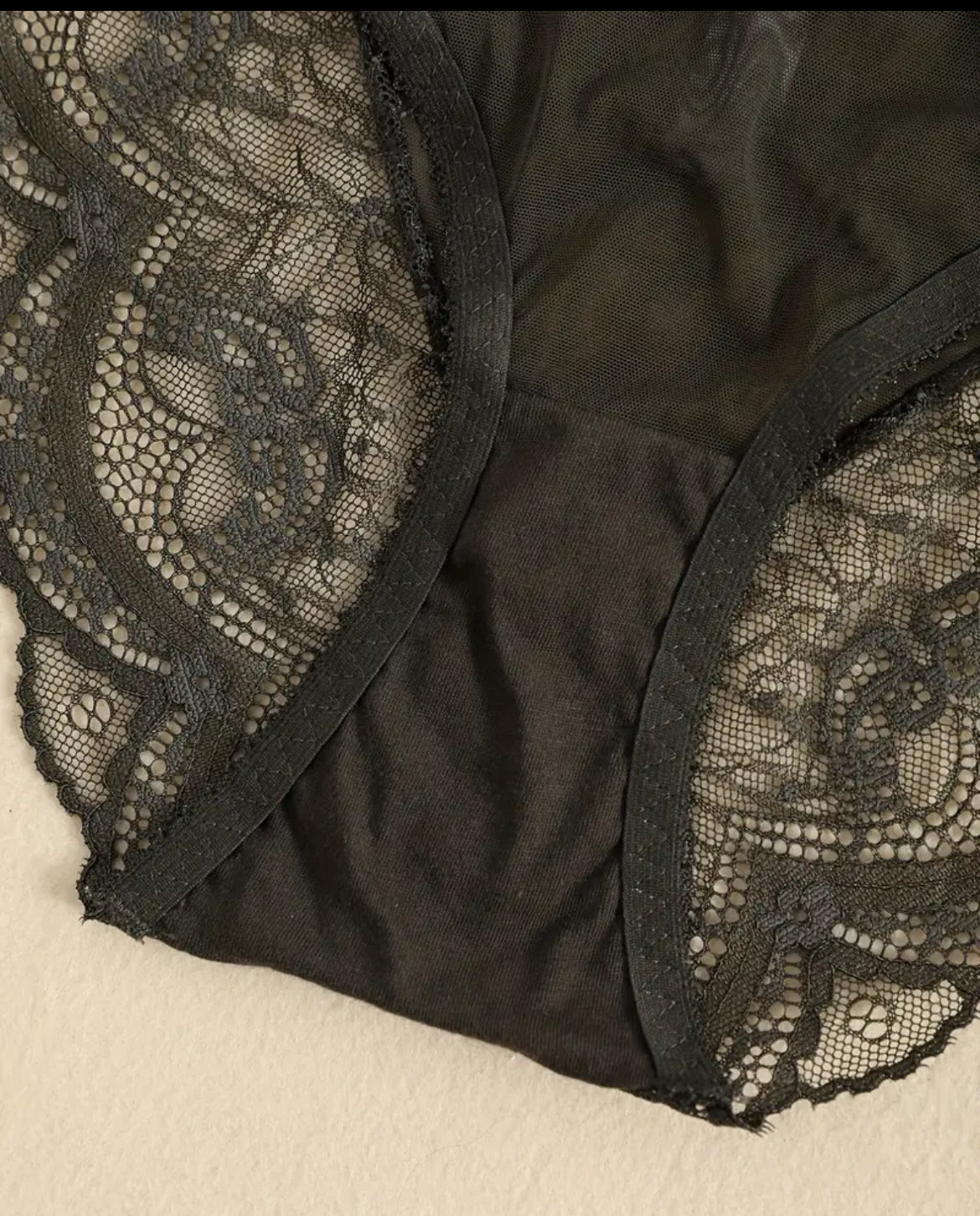 Floral Laced Bra and Panties Set